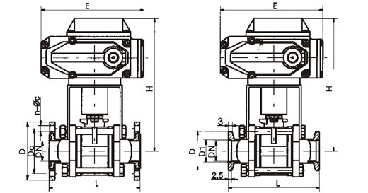 GUD電動高真空球閥結構圖- 上海昆煉閥門制造有限公司 GUD電動高真空球閥結構圖- 上海昆煉閥門制造有限公司