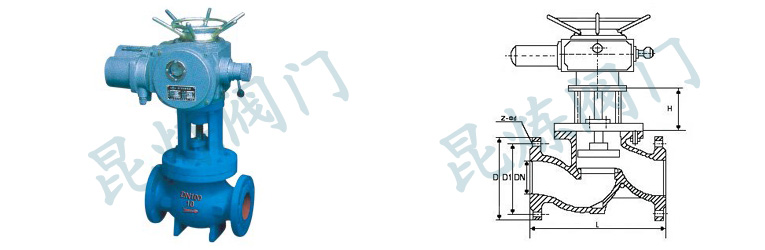 J941X電動排泥閥結構圖- 上海昆煉閥門制造有限公司 J941X電動排泥閥結構圖- 上海昆煉閥門制造有限公司
