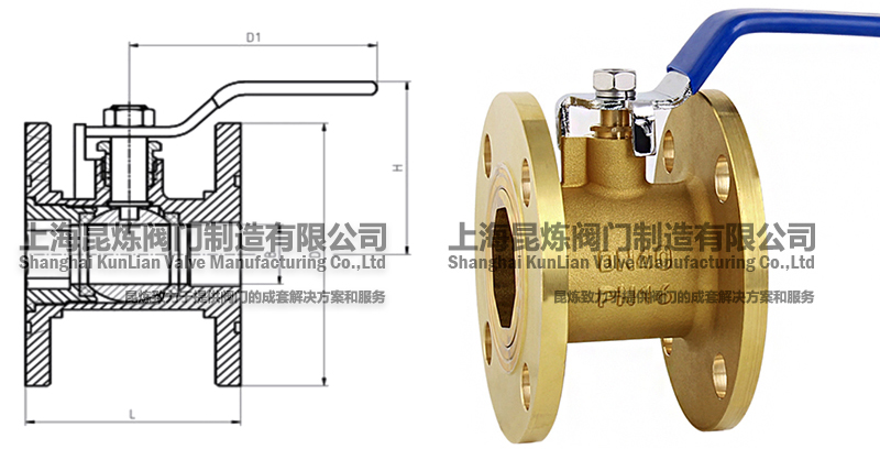 Q41F-16T黃銅法蘭球閥結(jié)構(gòu)圖- 上海昆煉閥門制造有限公司 Q41F-16T黃銅法蘭球閥結(jié)構(gòu)圖- 上海昆煉閥門制造有限公司