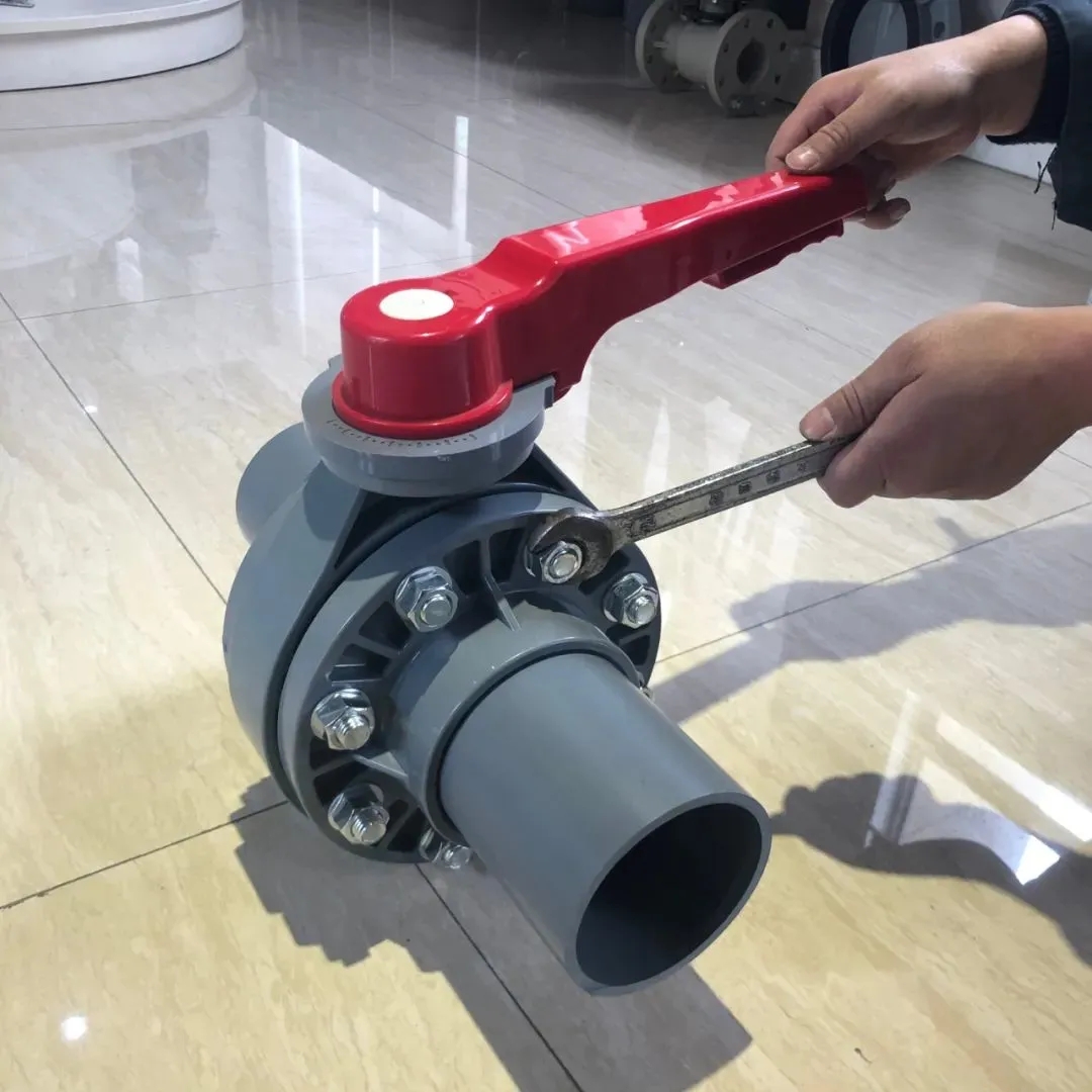 對夾式蝶閥安裝步驟2 對夾式蝶閥安裝步驟2