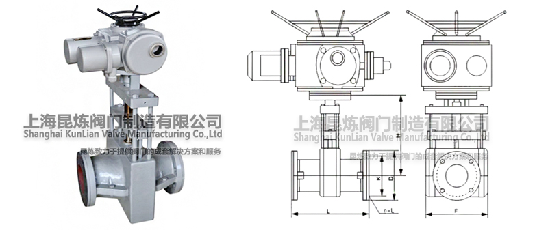 GJ941X-6C帶平臺電動管夾閥結構圖- 上海昆煉閥門制造有限公司 GJ941X-6C帶平臺電動管夾閥結構圖- 上海昆煉閥門制造有限公司