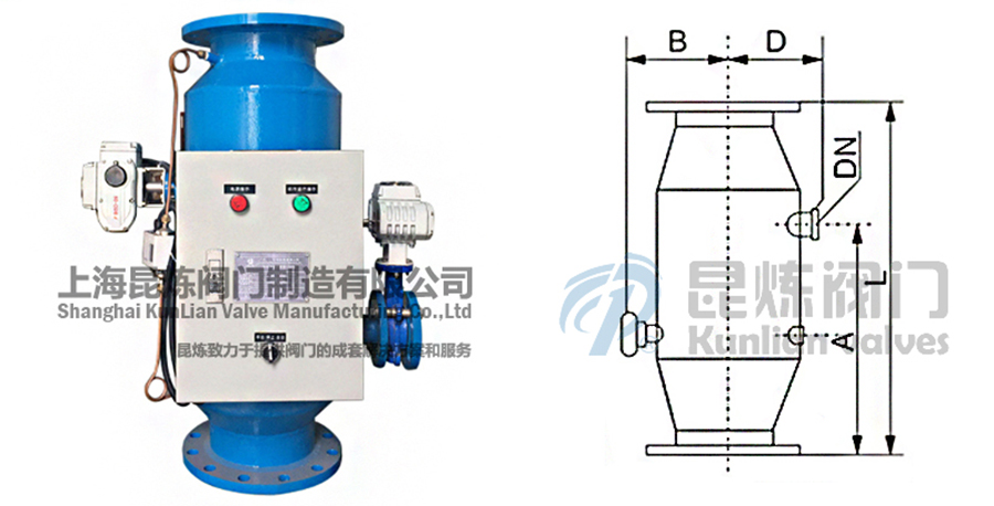 ZPG全自動反沖洗過濾器結構圖- 上海昆煉閥門制造有限公司 ZPG全自動反沖洗過濾器結構圖- 上海昆煉閥門制造有限公司