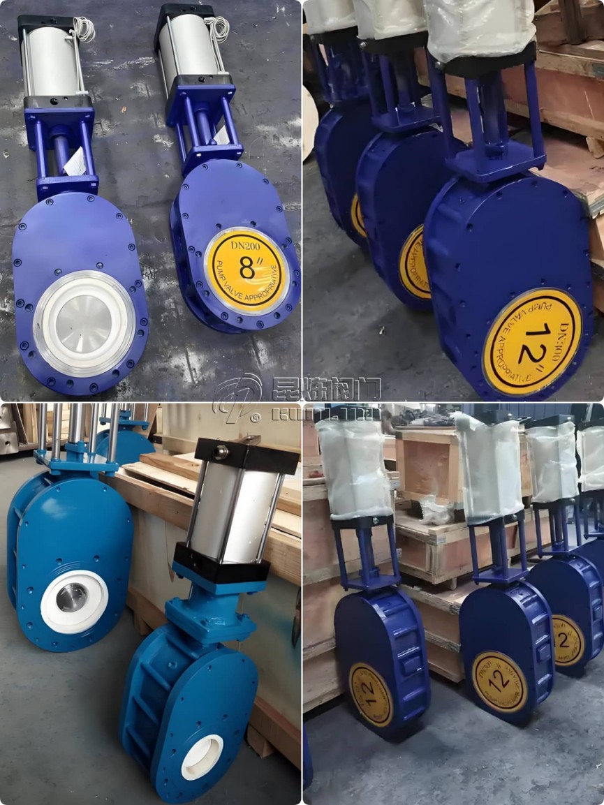 氣動出料閘閥結構圖 耐磨出料閘閥- 上海昆煉閥門制造有限公司 氣動出料閘閥結構圖 耐磨出料閘閥- 上海昆煉閥門制造有限公司